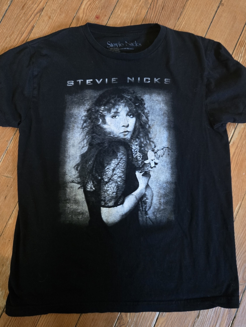 Stevie Nicks White Witch Tee Shirt Sz Small Whimsigoth Witchy Graphic Tee